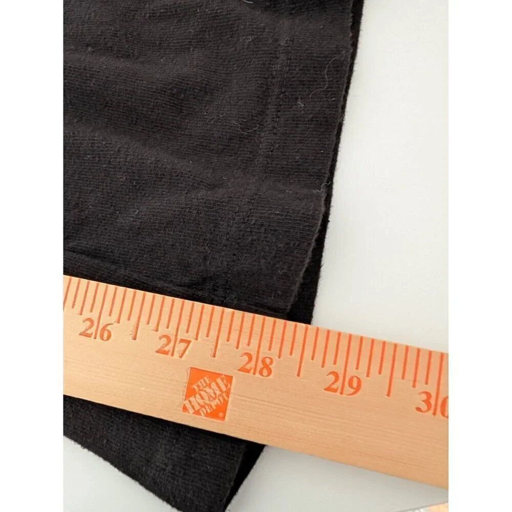 Wilt Wide Leg Pull On Pants Womens Size Large Black 100% Cotton Elastic Waist